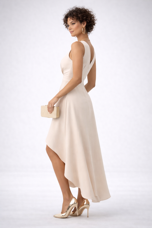 Mandy – Midi-Wickelkleid mit V-Ausschnitt