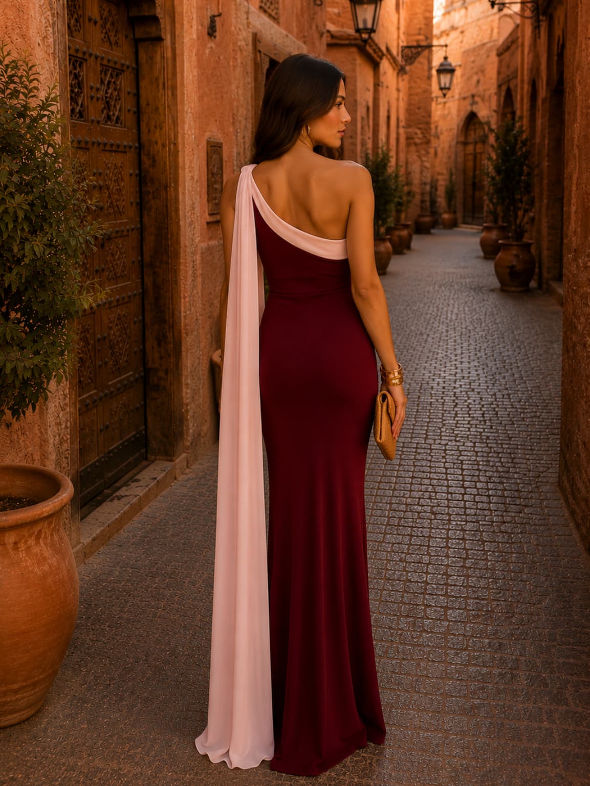 Vivian | Abito bordeaux