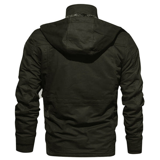 Survival Giacca in cotone colore Verde scuro, immagine 2