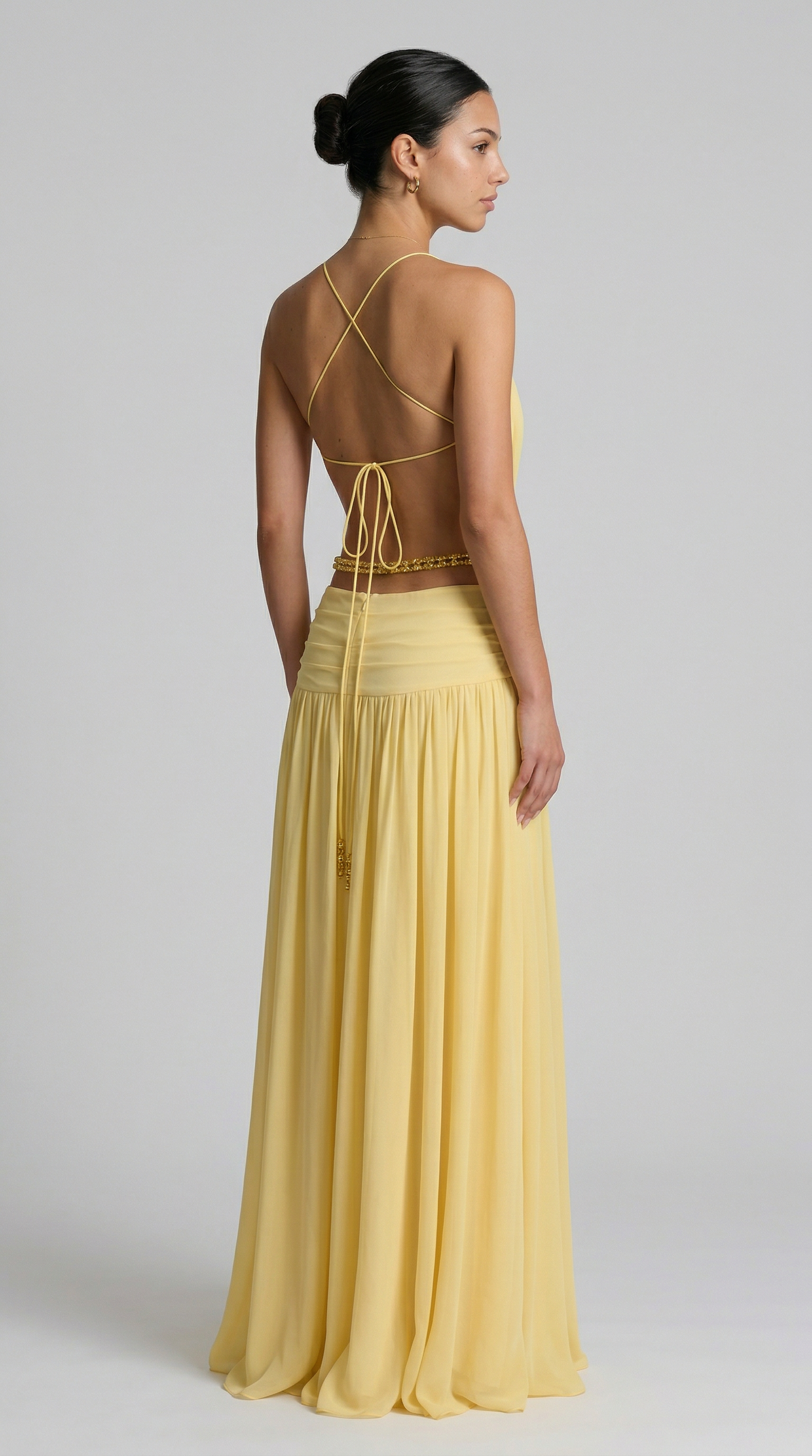Indianna Maxi Dress - Limone