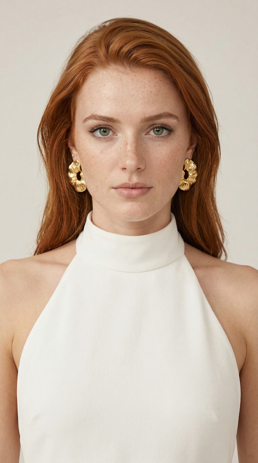 Sofie | Open Back Ivory Maxi Dress - Bianco