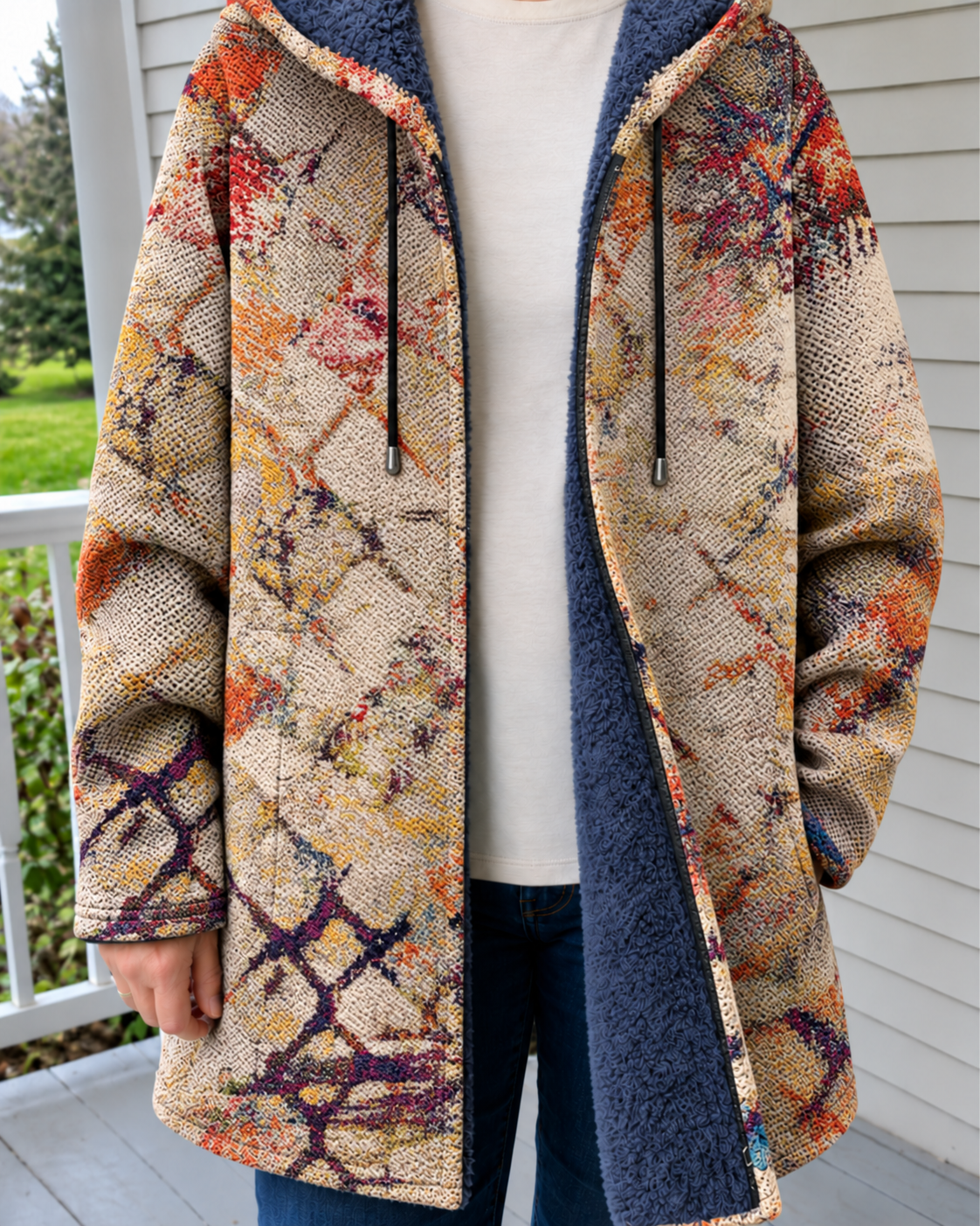 Giovanni | Cappotto Artistico Bohemien, indossato