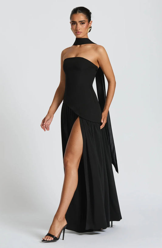 Aura Maxi Abito - Nero