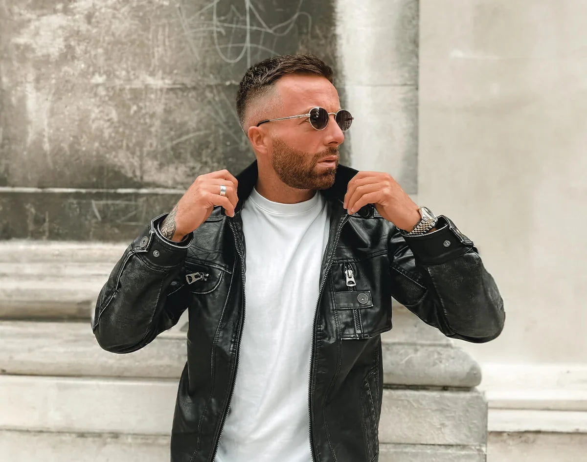 Giacche Uomo in Pelle