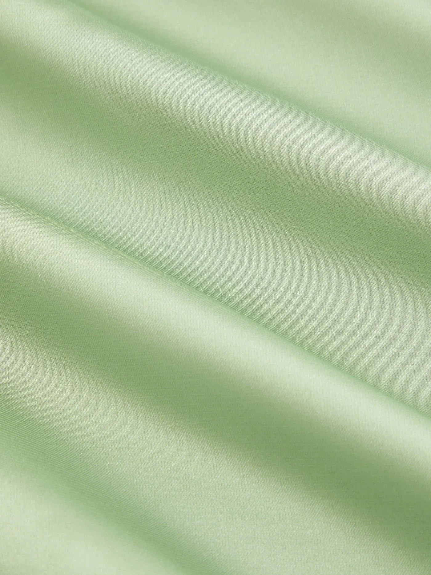 Vestido Maxi A-line con nudo y cuello halter de satén - Verde Matcha