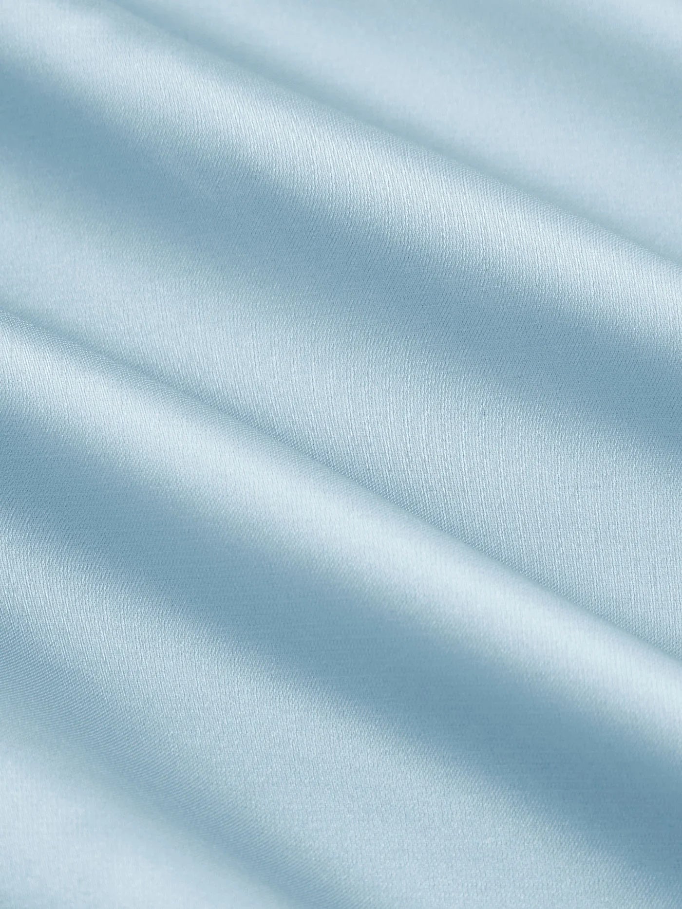 Vestido Maxi A-line con nudo y cuello halter de satén - Azul Cielo