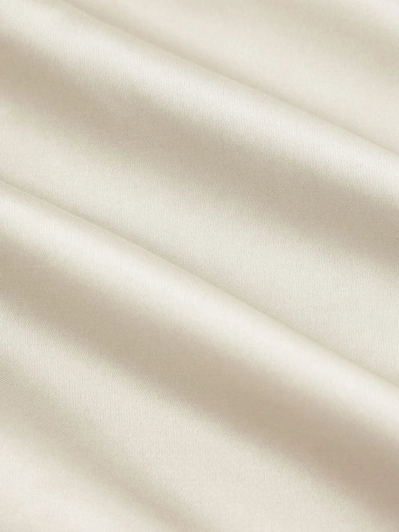 Vestido Maxi A-line con nudo y cuello halter de satén - Crema