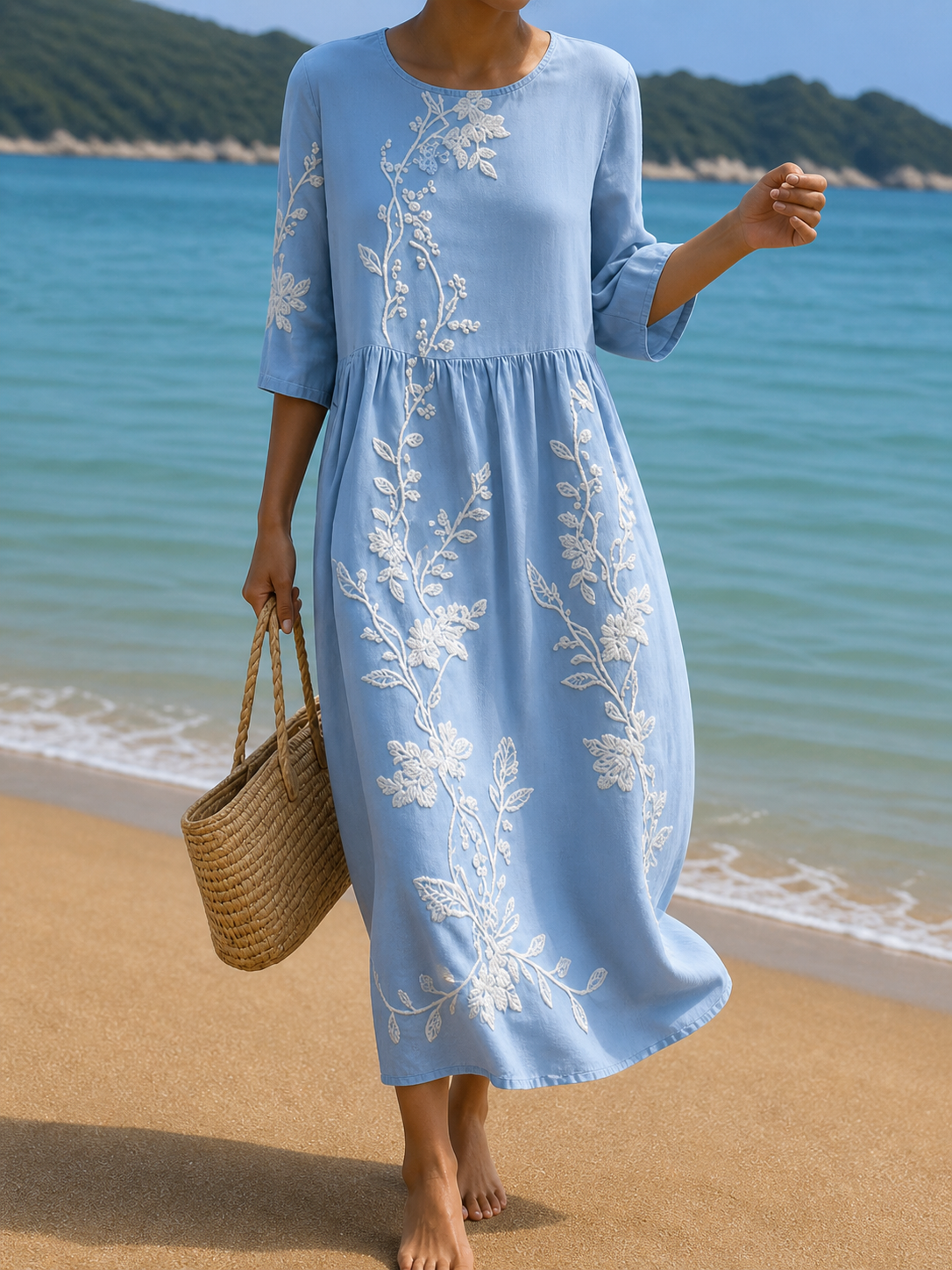 Abito casual floreale da donna – Modello Estivo