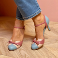 Sandali Ortopedici Vintage - Azzurro Polvere