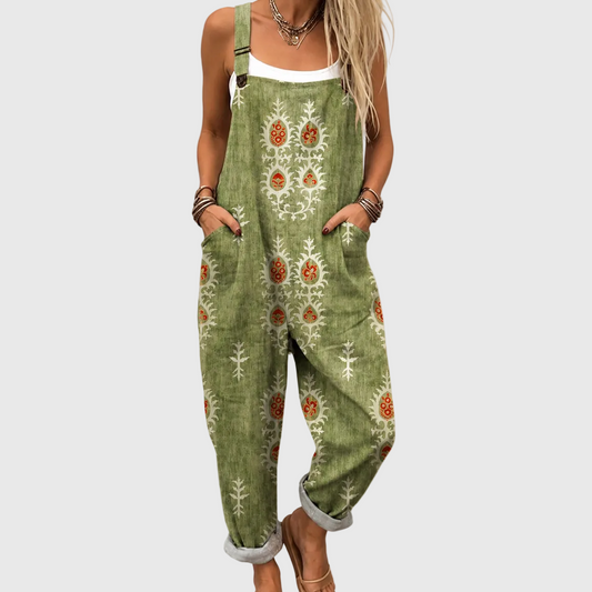 Salopette Folk Verde Oliva