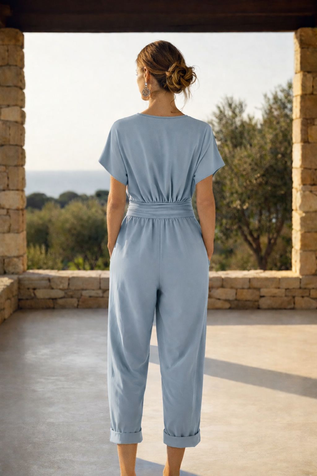 Elegante completo in tweed