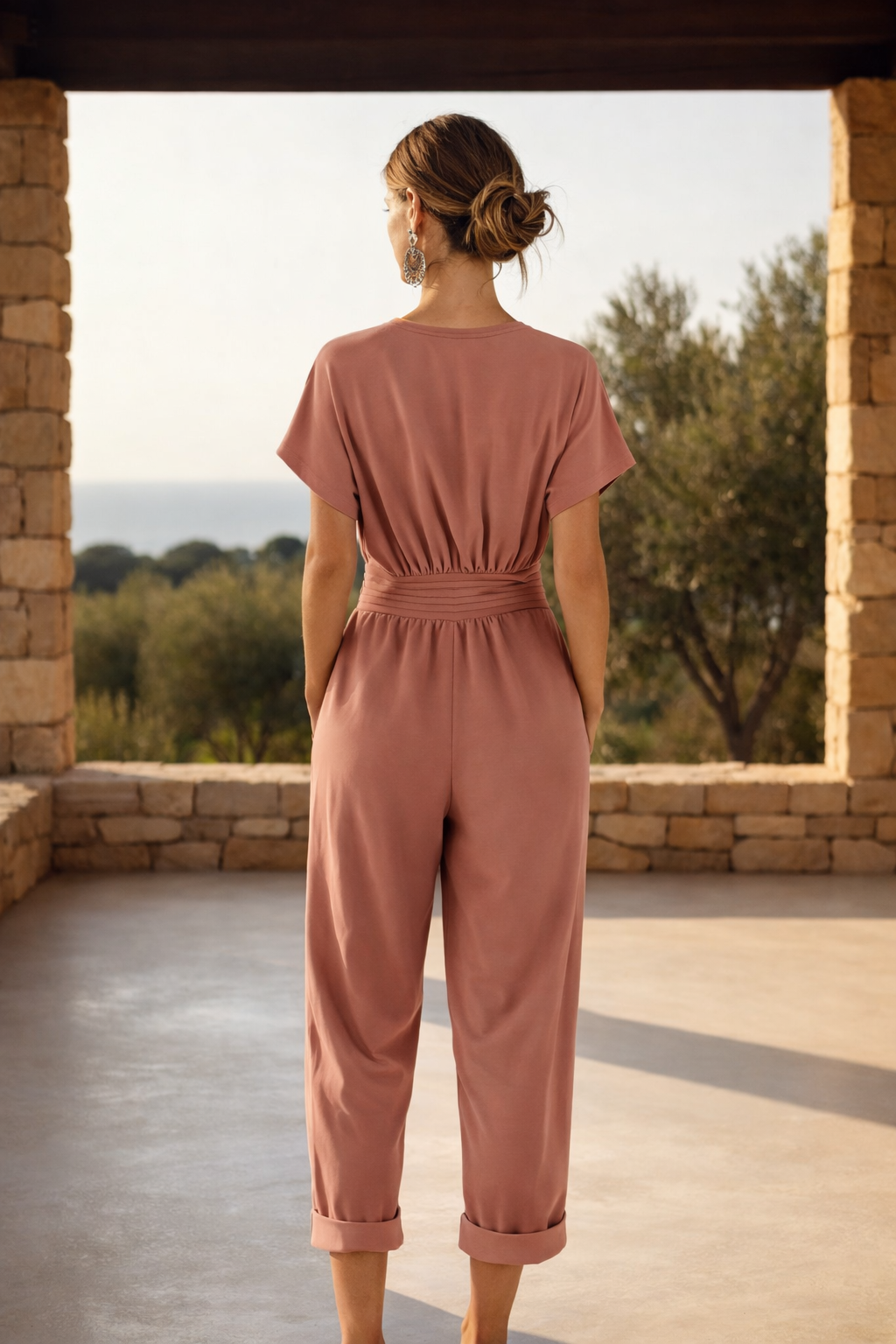 Elegante completo in tweed