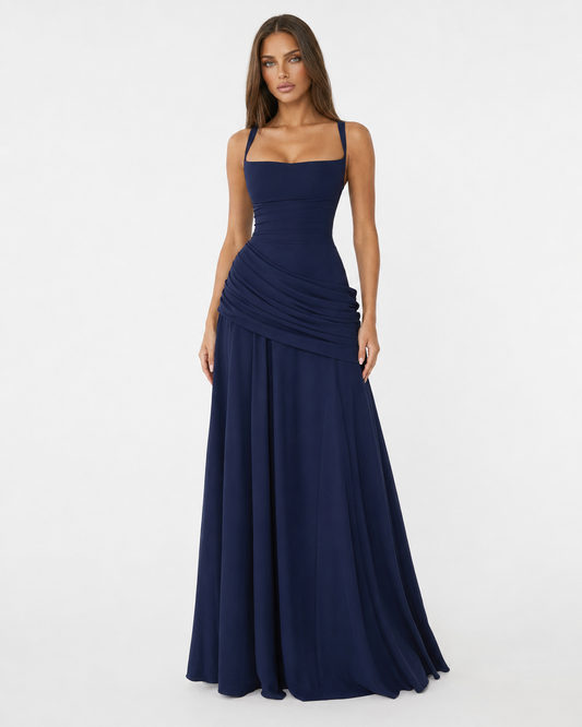 Sculpted Muse Maxi - Blu scuro