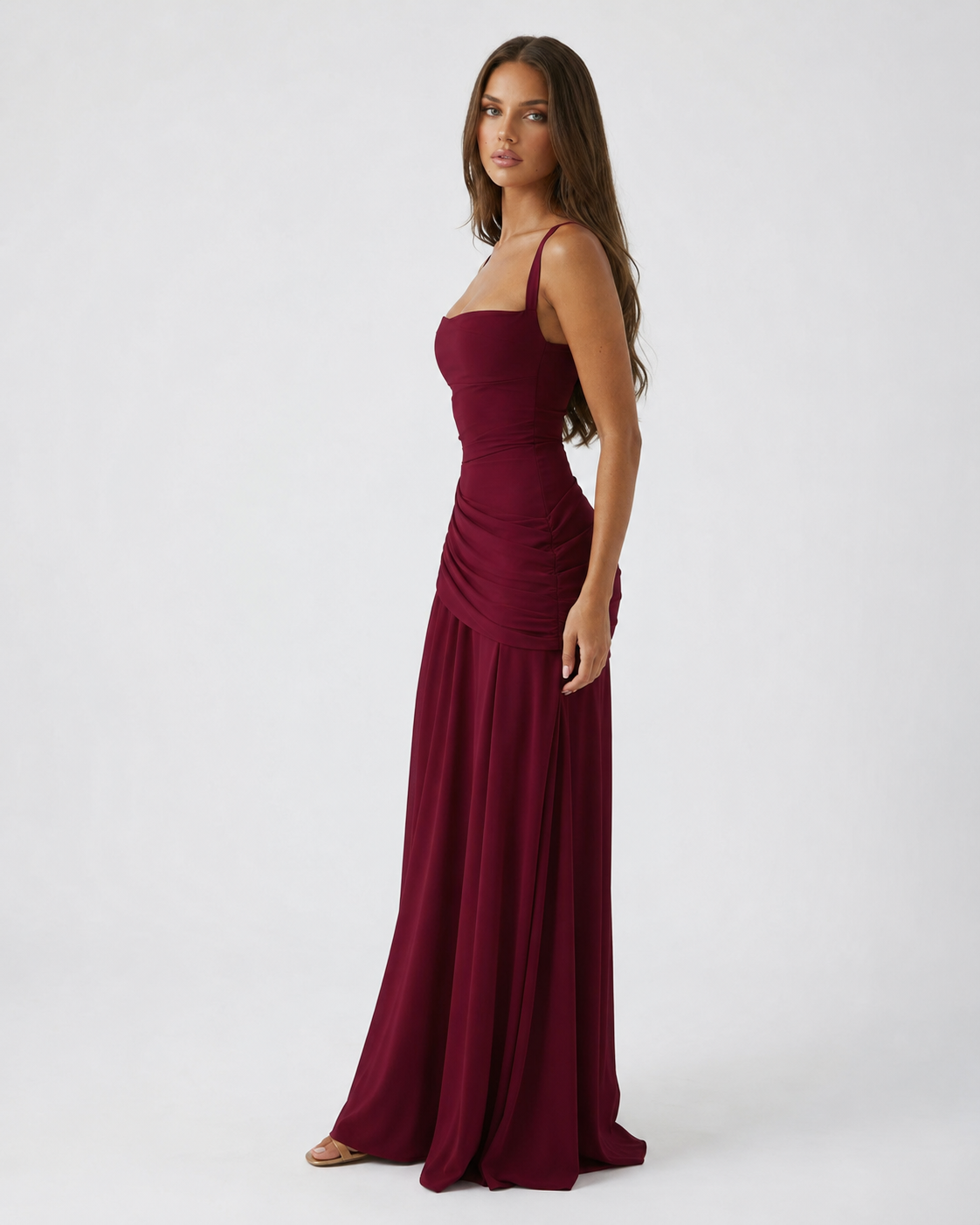 Sculpted Muse Maxi - Bordeaux