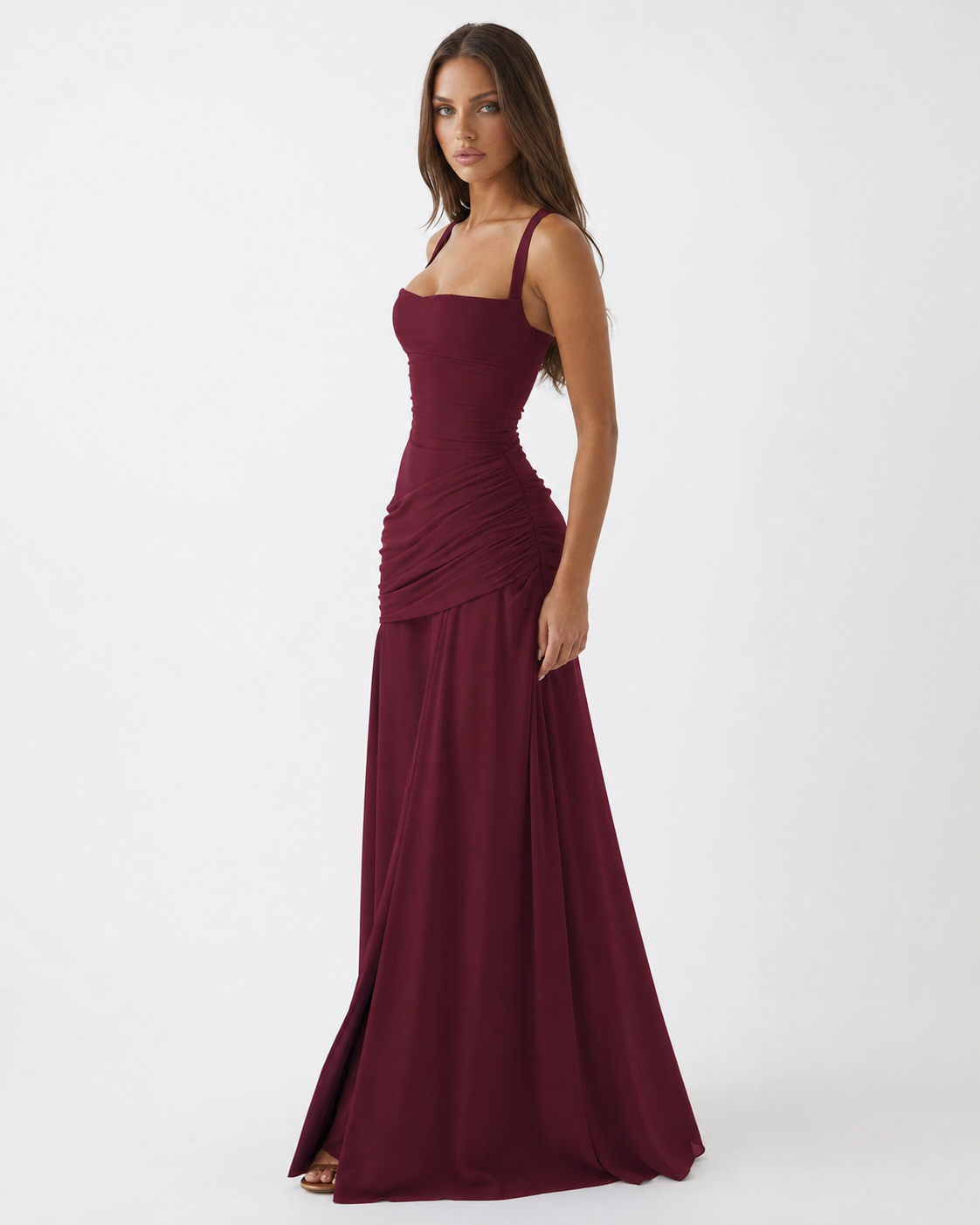 Sculpted Muse Maxi - Bordeaux