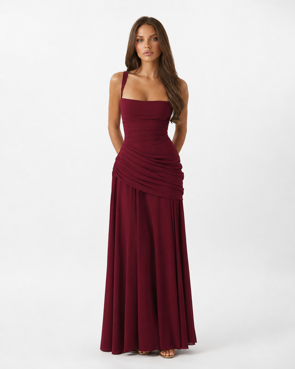 Sculpted Muse Maxi - Bordeaux