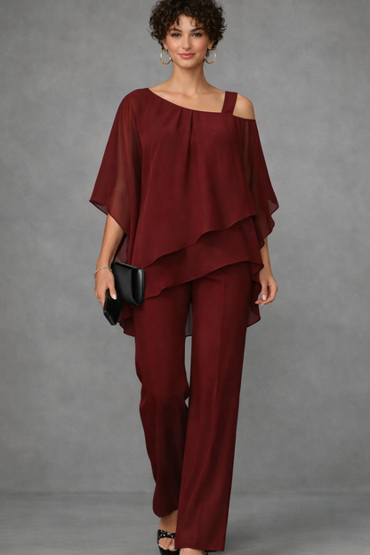 Mariella | Completo elegante due pezzi blanco