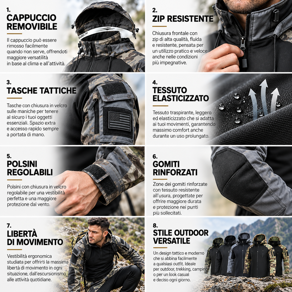 Ares | Completo Tattico Multicam