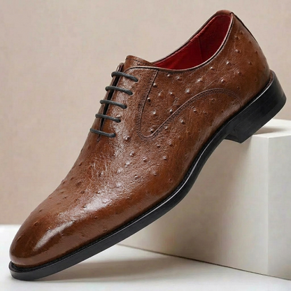 Scarpe Eleganti Balvani in Pelle – Blu scuro