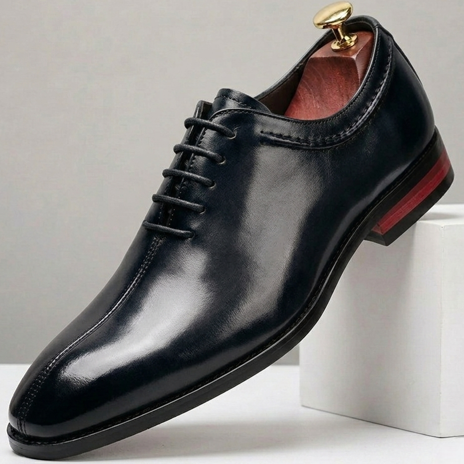 Scarpe Derby Talisman in Vera Pelle – Nero