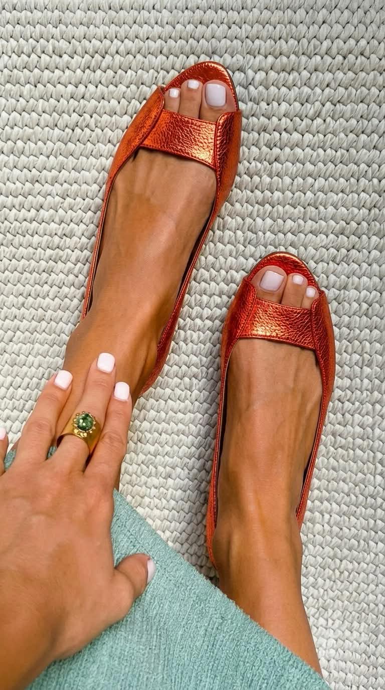 Sandali Dorati Comfort Chic