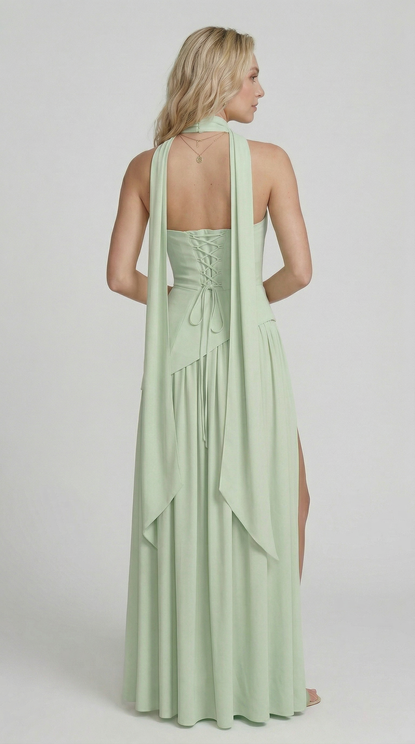 Chloe | Maxi Dress- Verde lime