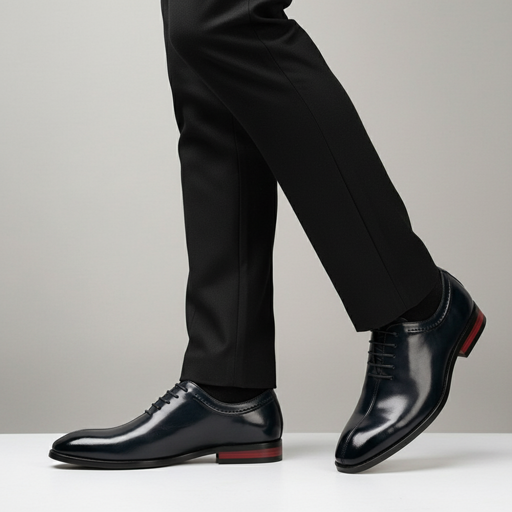 Scarpe Derby Talisman in Vera Pelle – Nero