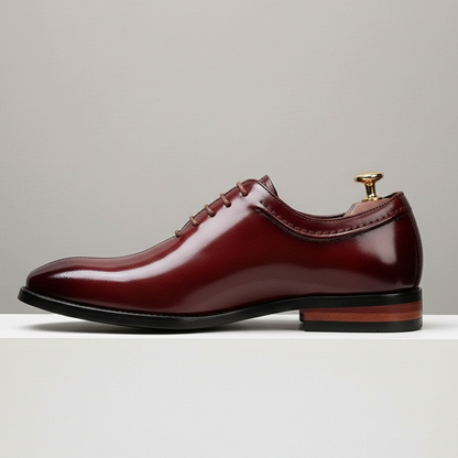 Scarpe Derby Talisman in Vera Pelle – Rosso