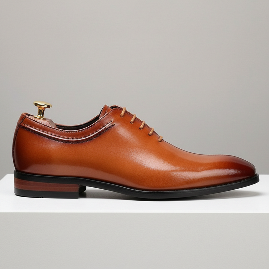Scarpe Derby Talisman in Vera Pelle – Cuoio