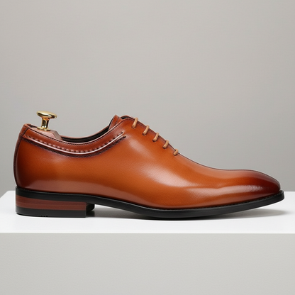 Scarpe Derby Talisman in Vera Pelle – Cuoio