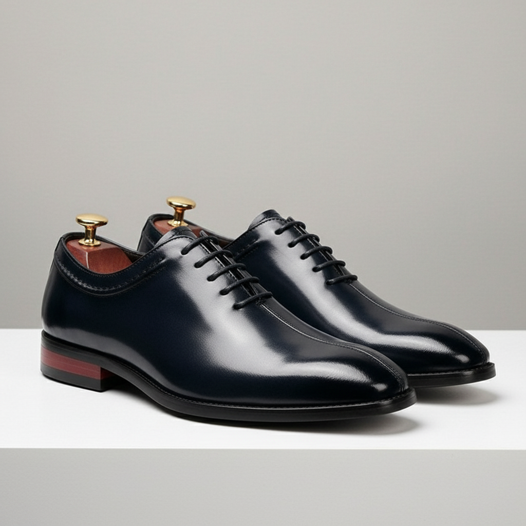 Scarpe Derby Talisman in Vera Pelle – Nero