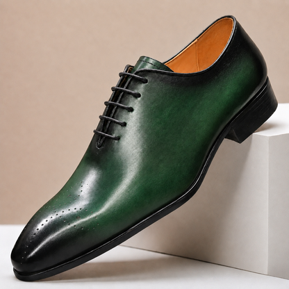 Scarpe Eleganti Alessio in Pelle Pieno Fiore – vista 7
