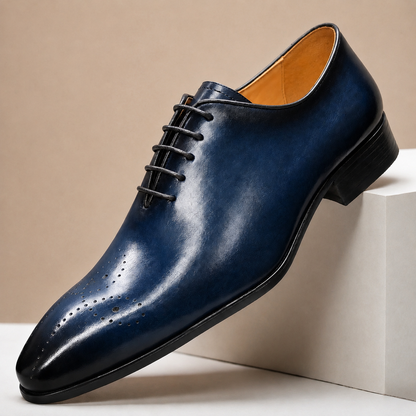 Scarpe Eleganti Alessio in Pelle Pieno Fiore – vista 11