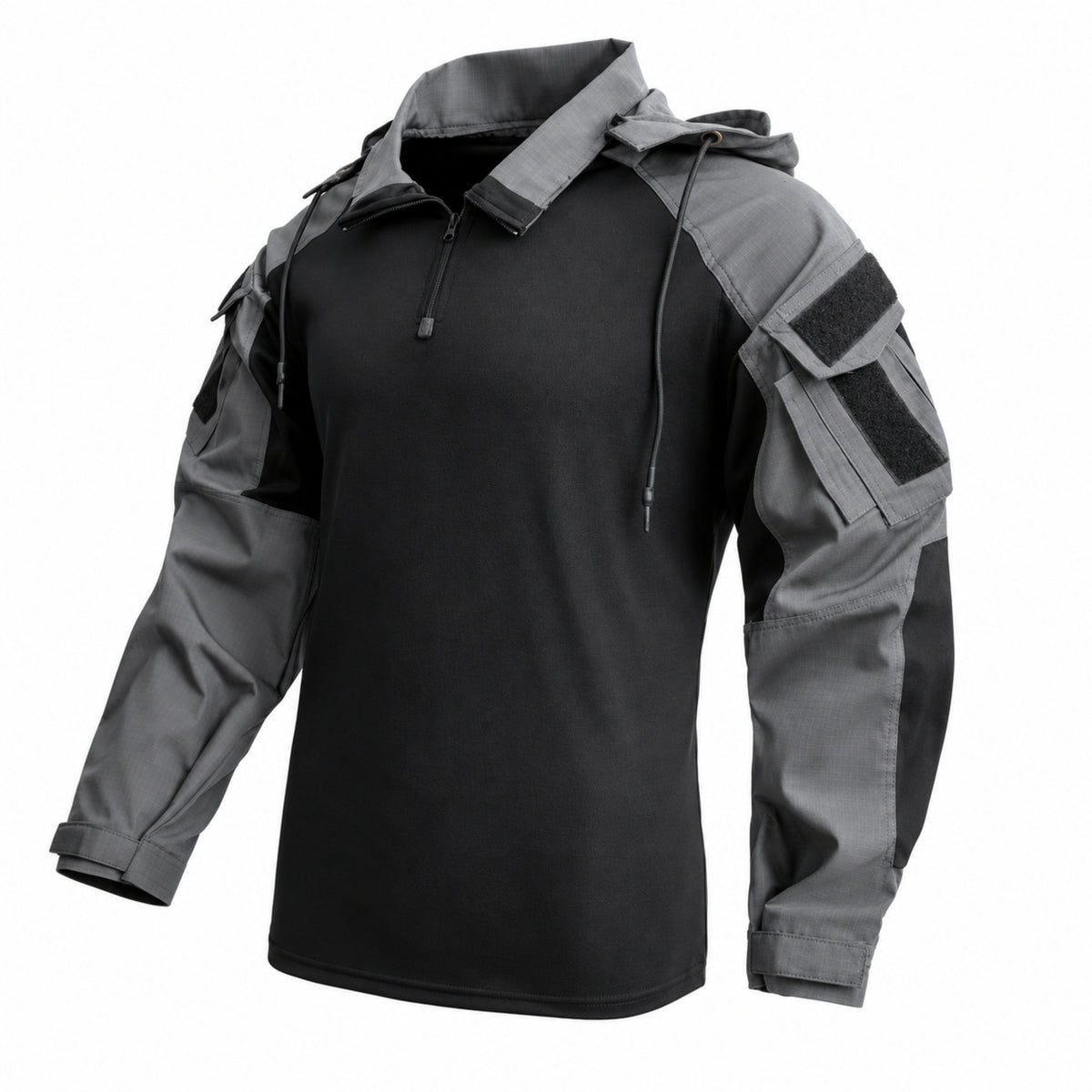 Ares | Completo tattico grigio, vista frontale