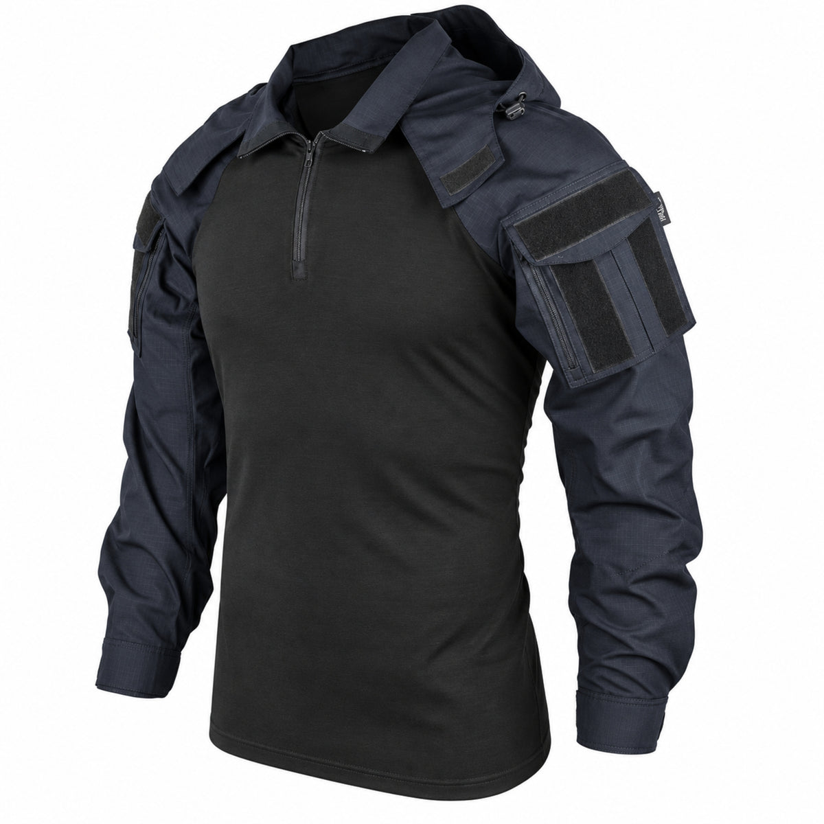 Ares | Completo tattico blu notte, vista frontale