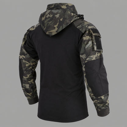 Ares | Completo tattico Multicam Black, vista posteriore