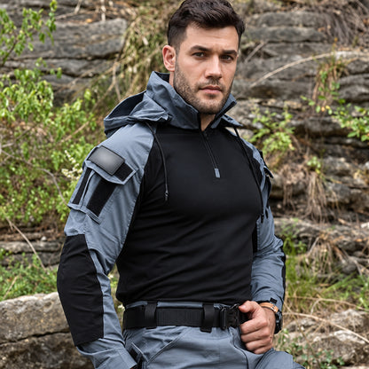 Ares | Completo tattico grigio indossato