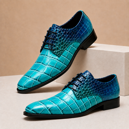 Scarpe Eleganti Armano in Vera Pelle Goffrata – vista 8