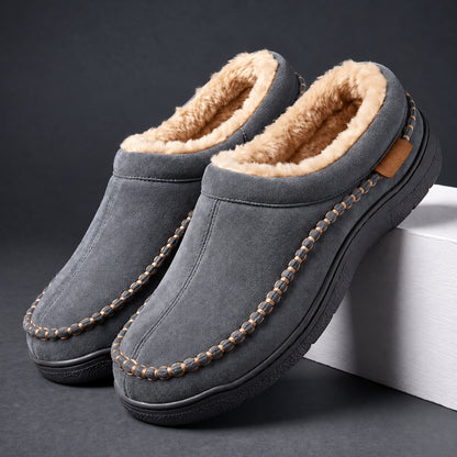 Pantofole Aspen grigie con interno in ecopelliccia