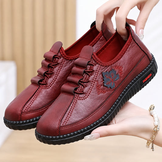 Astrid scarpe slip-on rosse - vista principale