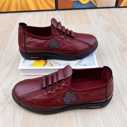Astrid scarpe slip-on rosse - vista dall’alto