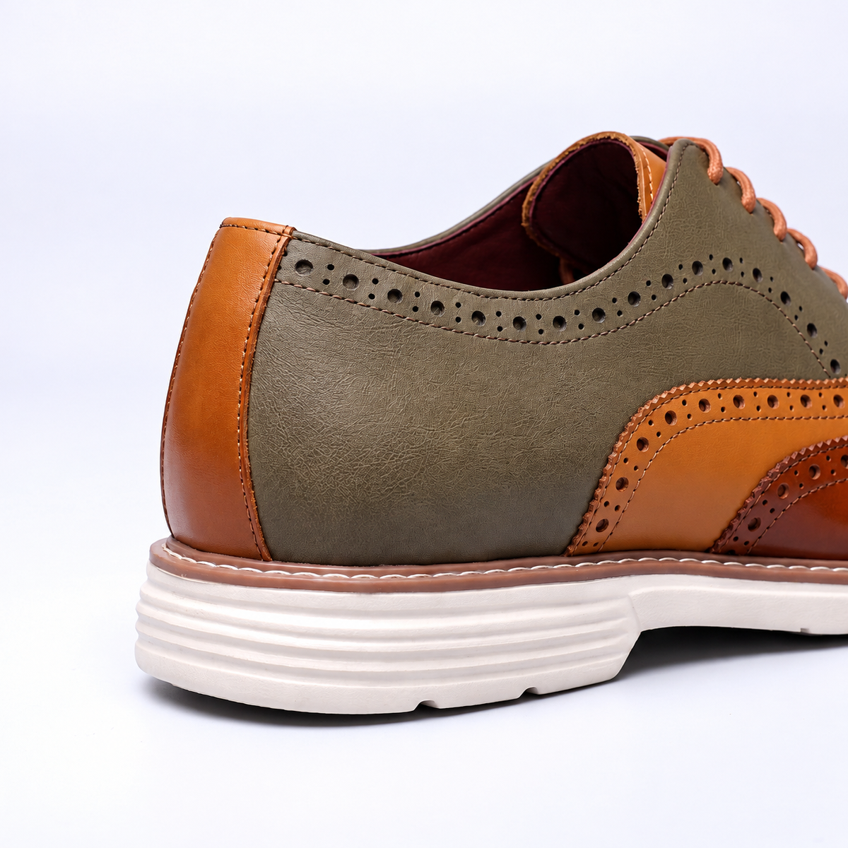 Bernard Oxford Brogue Comfort – Marrone – vista 5