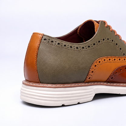 Bernard Oxford Brogue Comfort – Marrone – vista 5