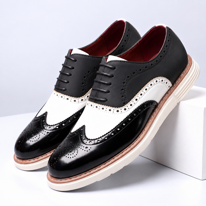 Bernard Oxford Brogue Comfort – Nero – vista 6