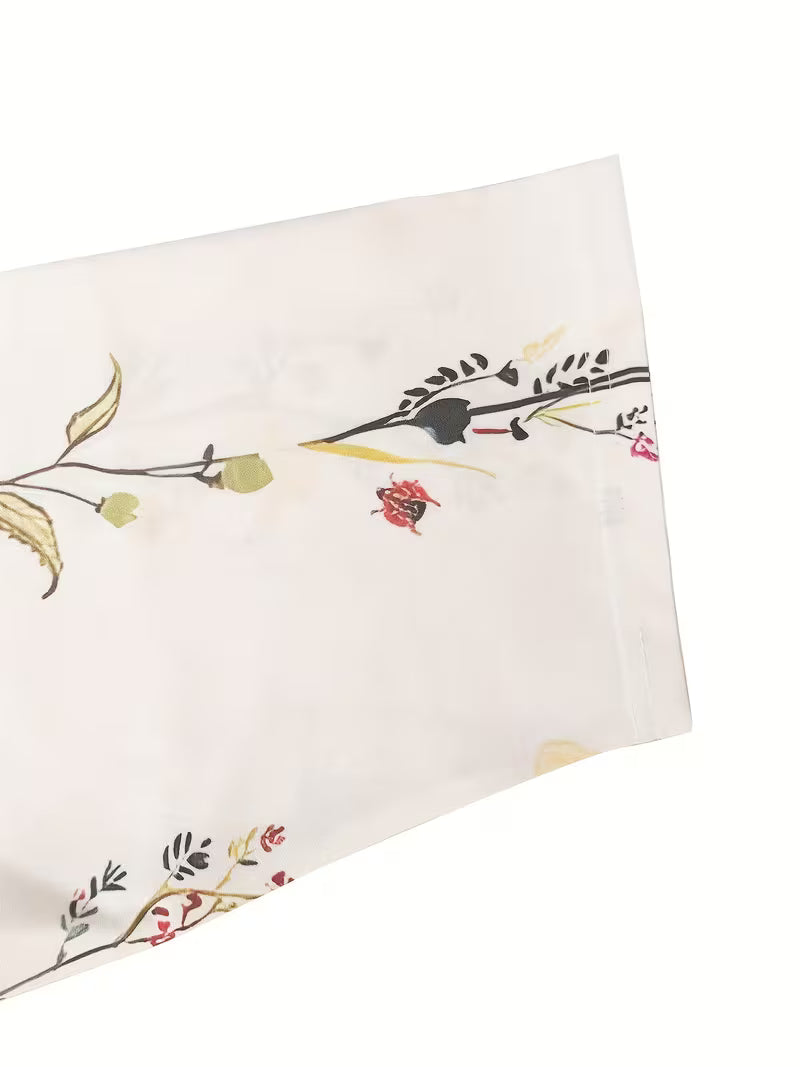 Abito casual da donna con stampa floreale - Bianco