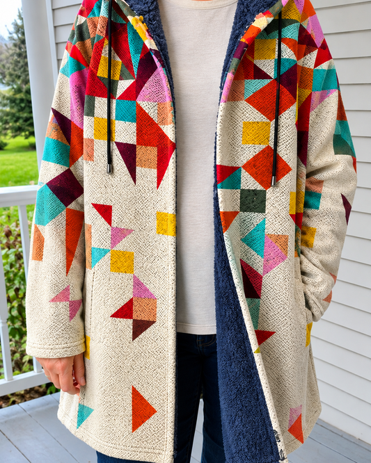 Cappotto Artistico Bohemien Emilio, indossato