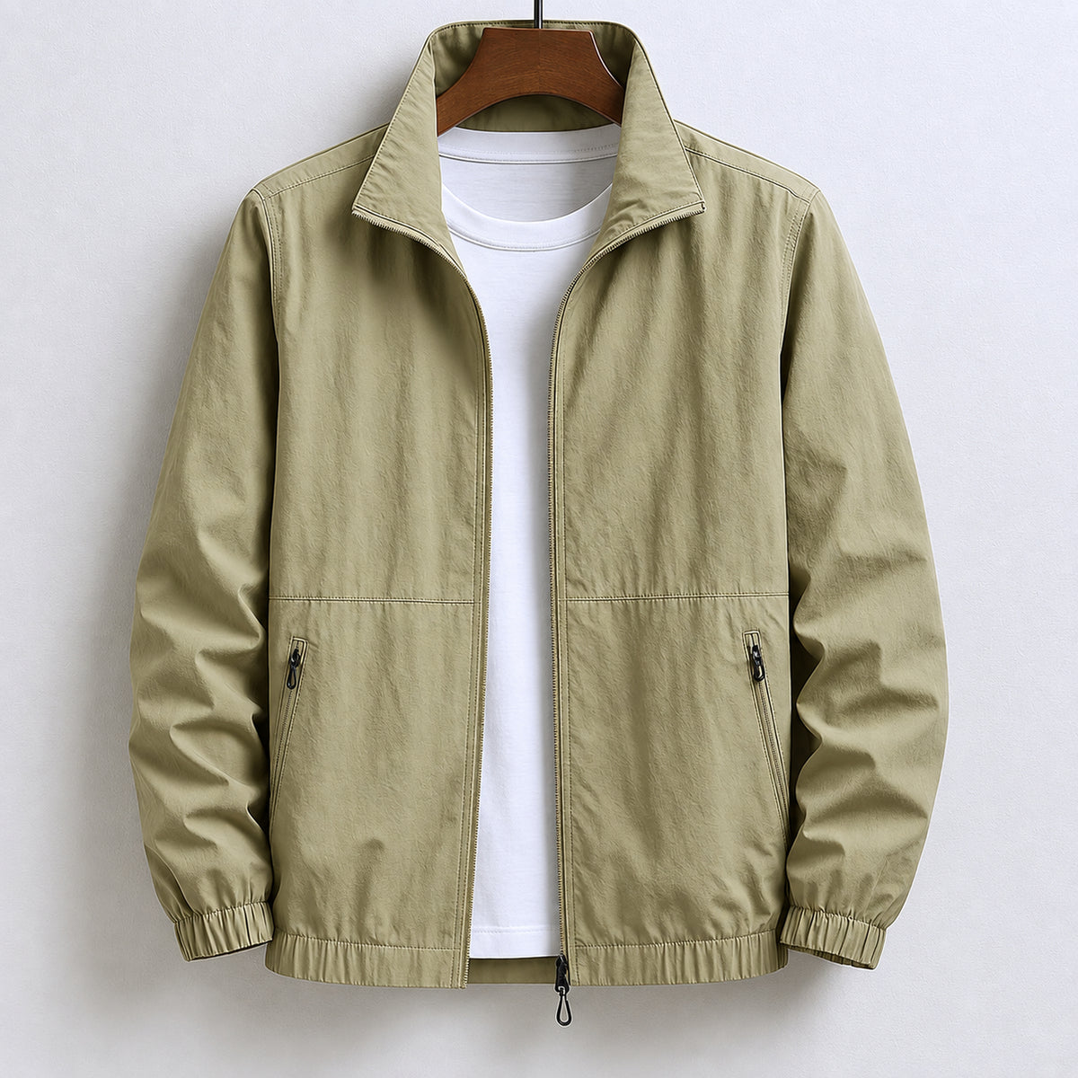 Giacca bomber leggera Castell color cachi