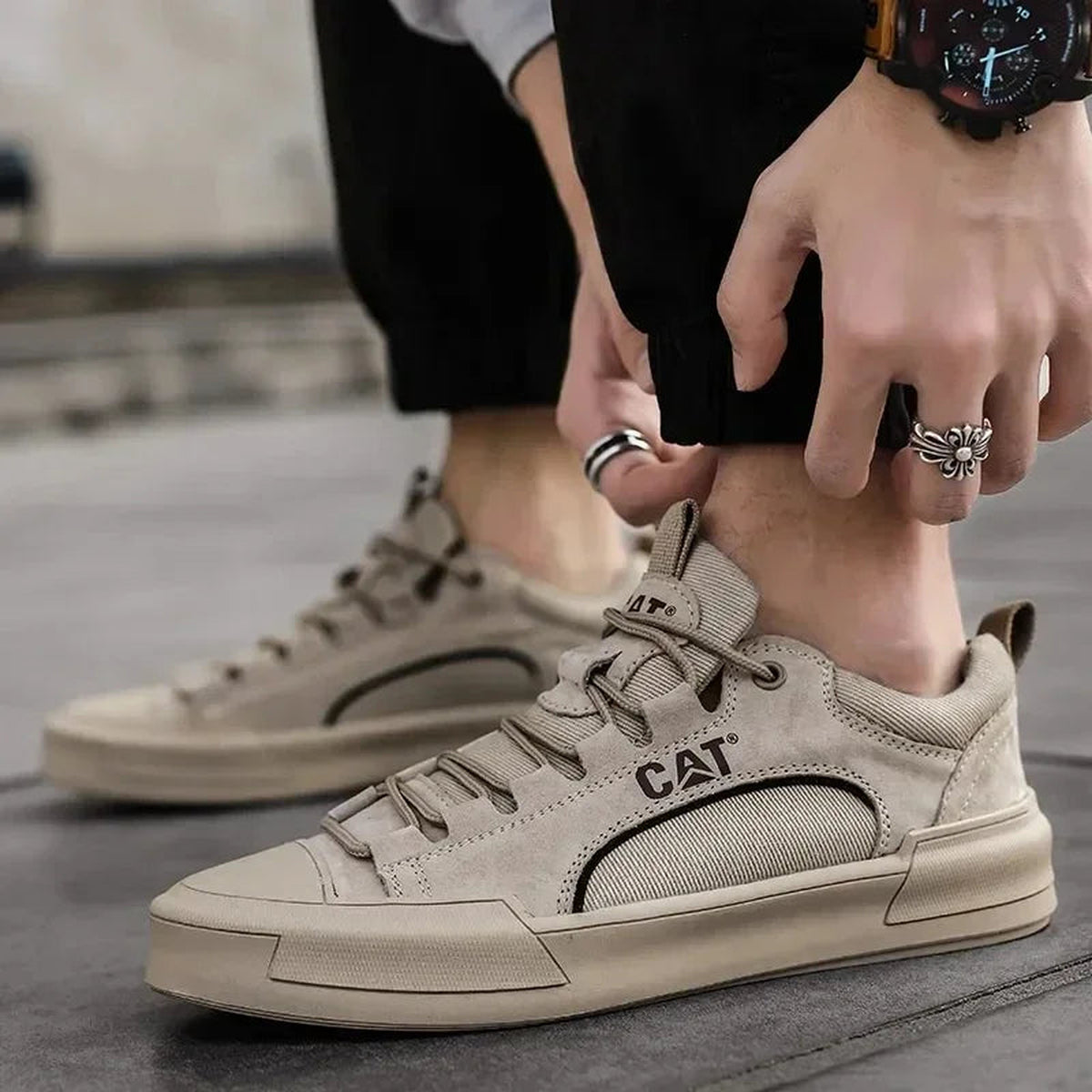 Castell | Sneakers Urbane in Pelle Premium - vista 14