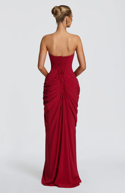 Julie | Mazi Dress - Rosso