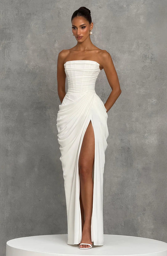 Julie | Mazi Dress - Bianco